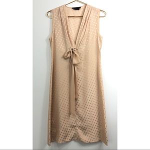 BCBGMaxAzria 100% silk shift dress XS